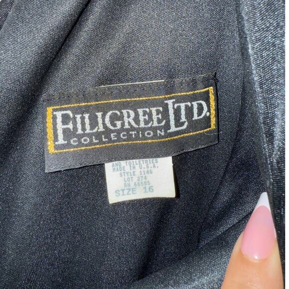 80’s Vintage Filigree LTD Collection Dress Women’s size 16 - Picture 12 of 12